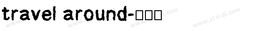 travel around字体转换